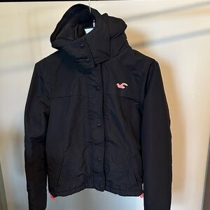 Hollister Navy fleece lined Jacket
